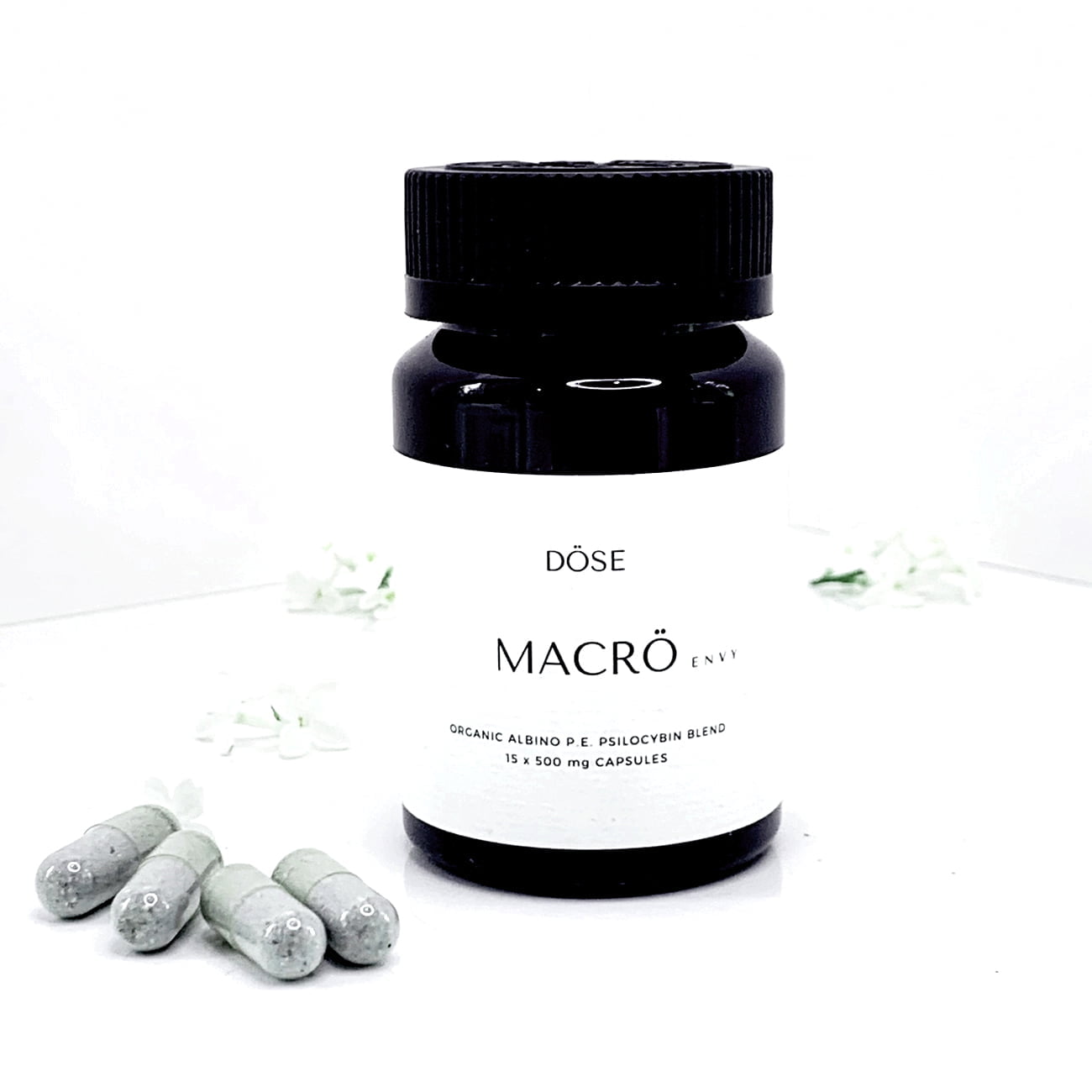 Dose-MACRO-ENVY-Macrodose-Psilocybin-Capsule Dose Macro Envy Macrodose Psilocybin Capsules