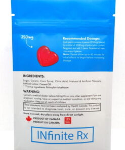 Infinite Rx Shroom Infused Heart Gummies Edibles (1000Mg)