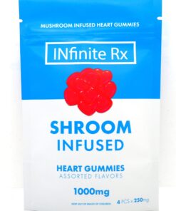 Infinite Rx Shroom Infused Heart Gummies Edibles (1000Mg)