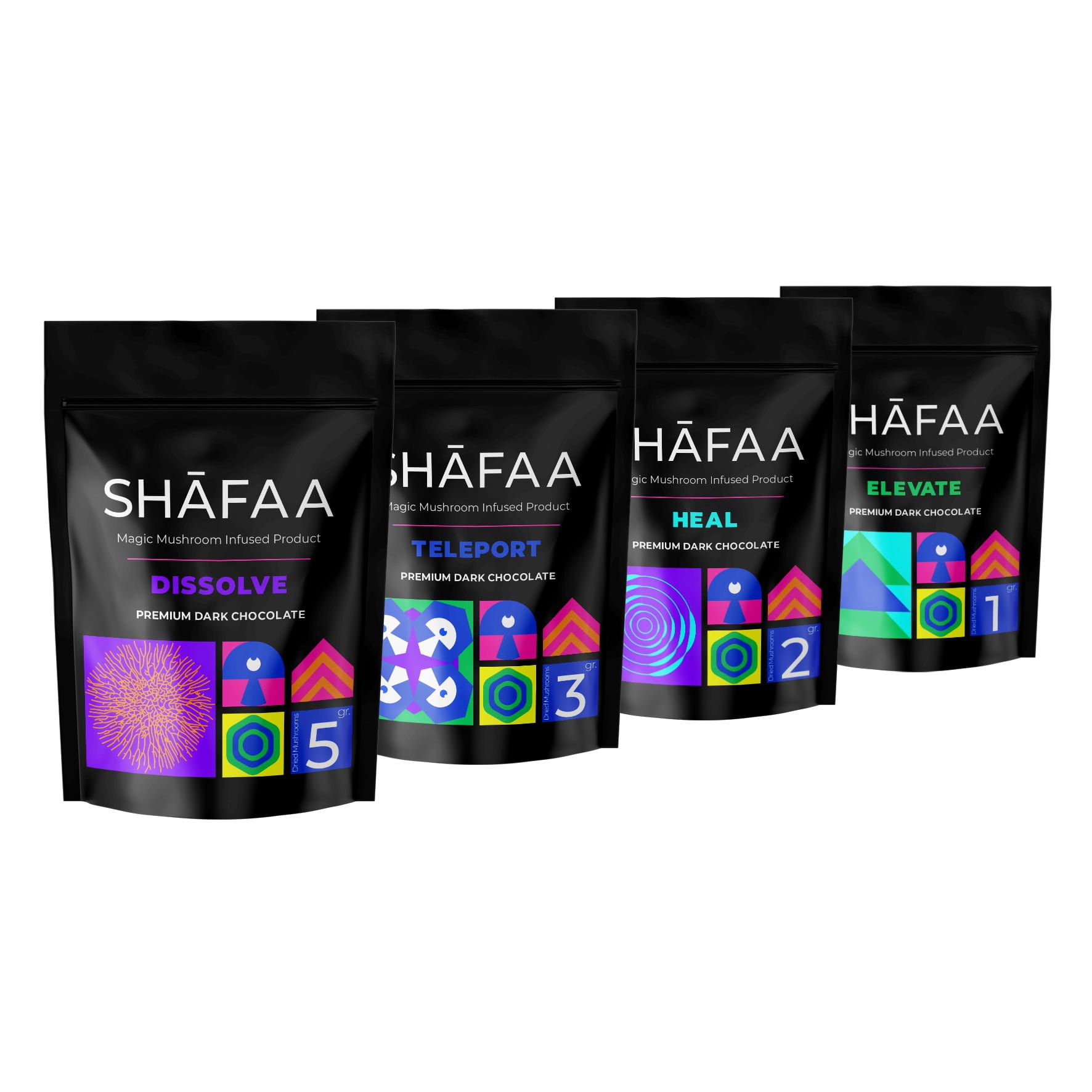 Shafaa-Macrodosing-Magic-Mushroom-Chocolate-Edibles Shafaa Macrodosing Magic Mushroom Dark Chocolate Edibles