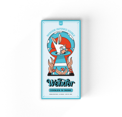 Wonder_Chocolate_CookiesCreme_Front_Large-510x489-1 Wonder Psilocybin Chocolate Bar – Cookies ‘N Creme – 6G