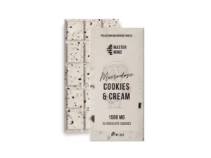 Mastermind – Cookies & Cream Bar “Microdose” Bar 1500mg - Fungi Psilocybin Mushroom Mastermind - Cookies &Amp; Cream