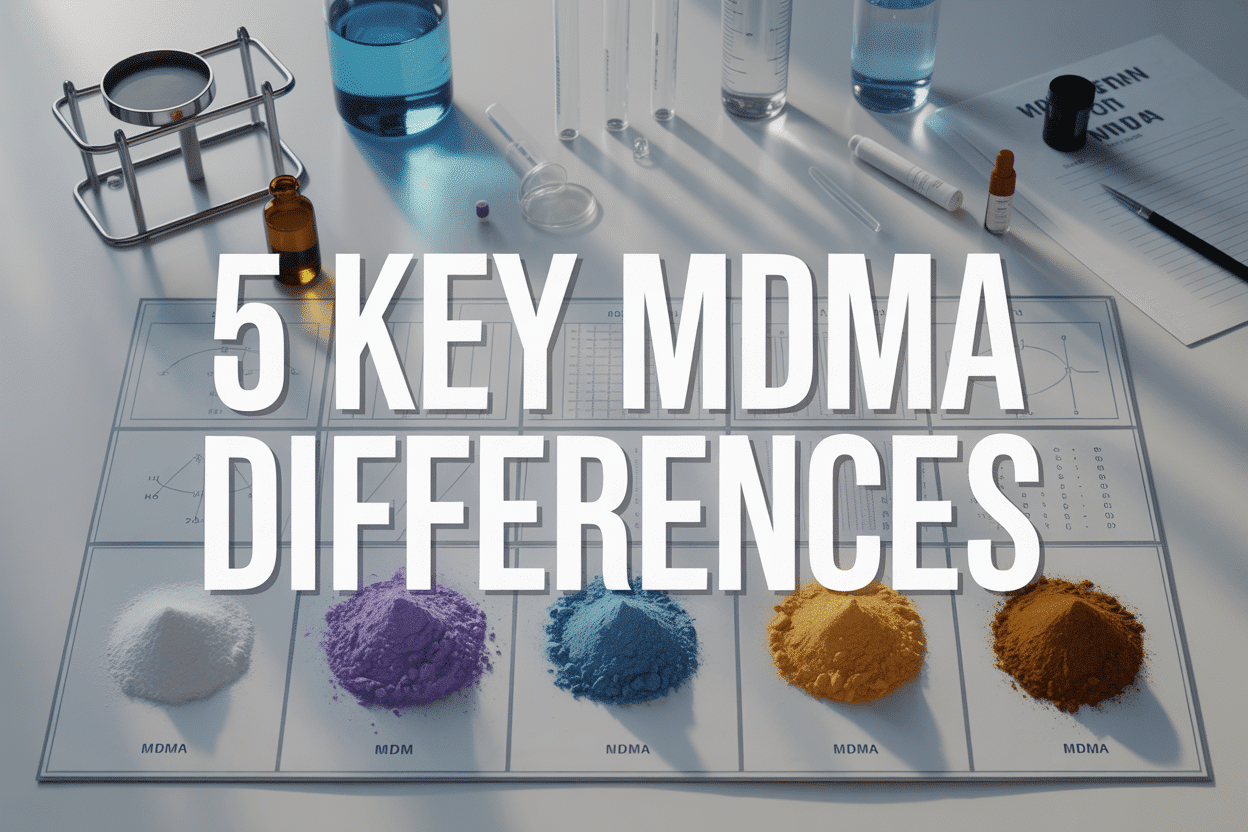 5 Difference Between MDMA aka Ecstasy