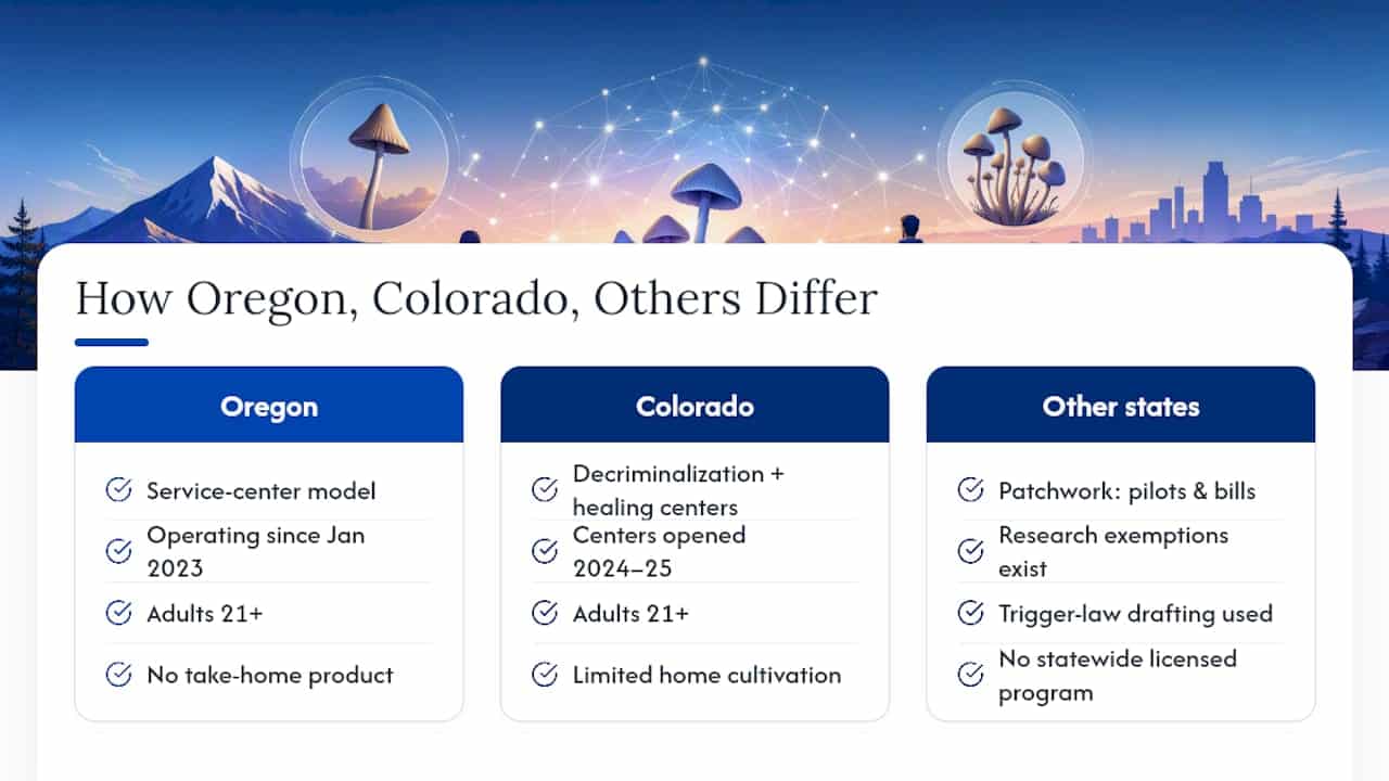 Where Are Oregon And Colorado Different From Everywhere Else? — Overview Diagram